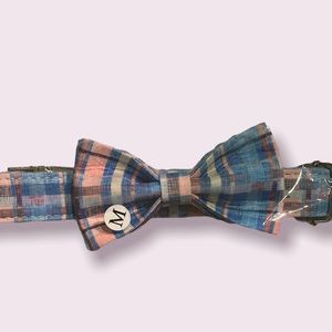Cute Plaid Bow tie Dog Collar